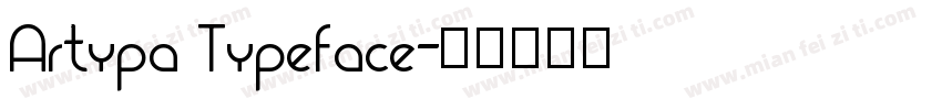 Artypa Typeface字体转换
